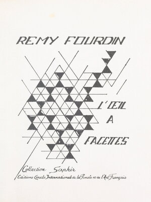 cover image of L'œil à facettes